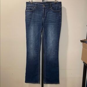 White House Black Market Classic Blue Boot Cut Jeans